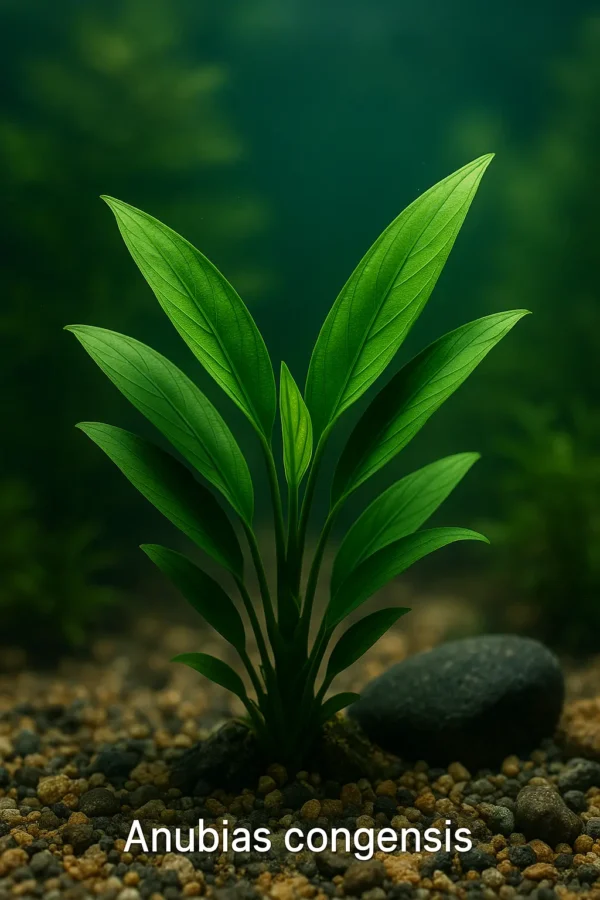 Anubias Congensis – Uzun Yapraklı Akvaryum Bitkisi