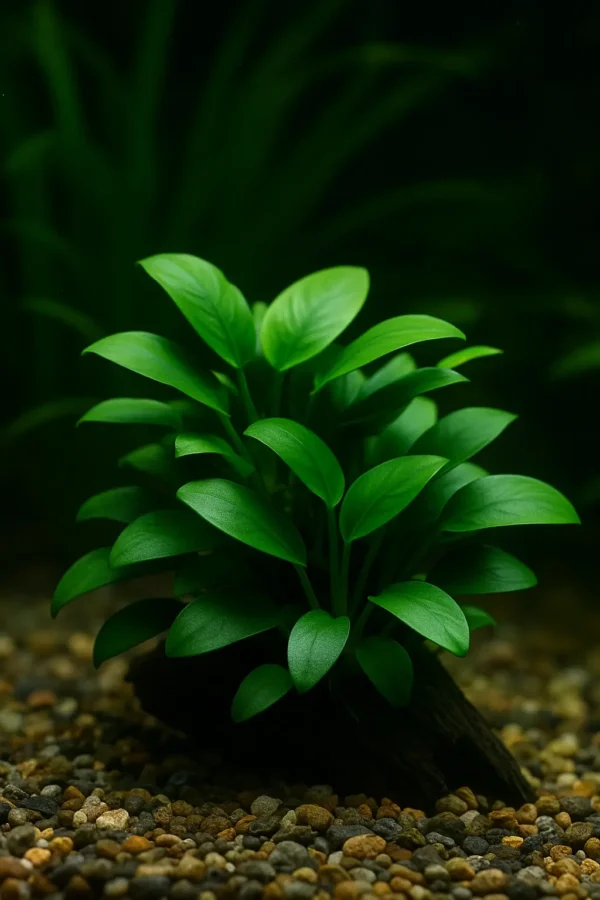 Anubias Nana akvaryum içi görünüm