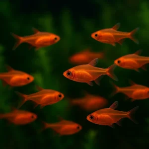 🧡 AMBER TETRA – Turuncu Zarafetiyle Nano Tankların Parlayan Yıldızı!