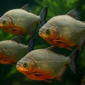 🦷 Pirana Pacu – Dev Yapısıyla Akvaryumların Sakin Devi!