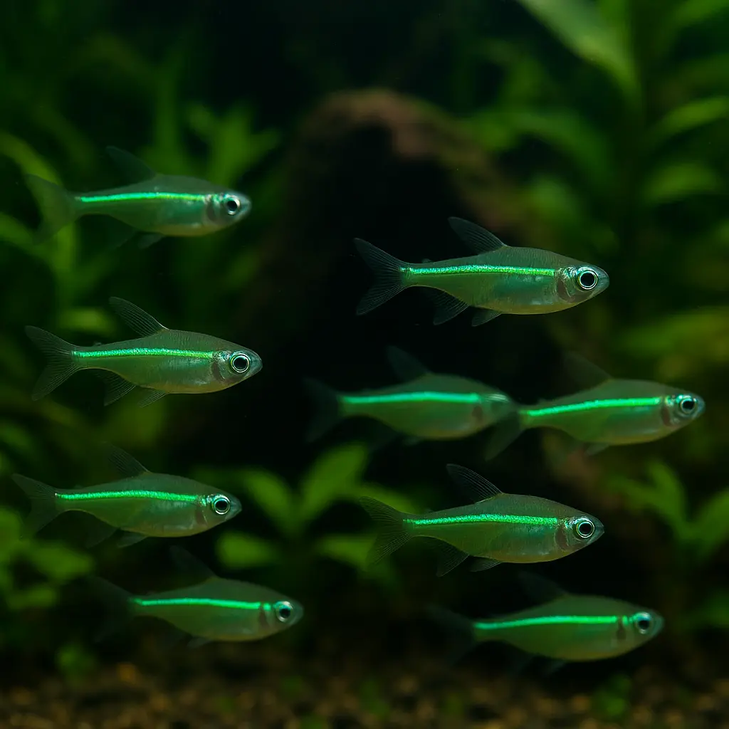 ✨ YEŞİL NEON TETRA – Nano Akvaryumların Parlayan Yıldızı!